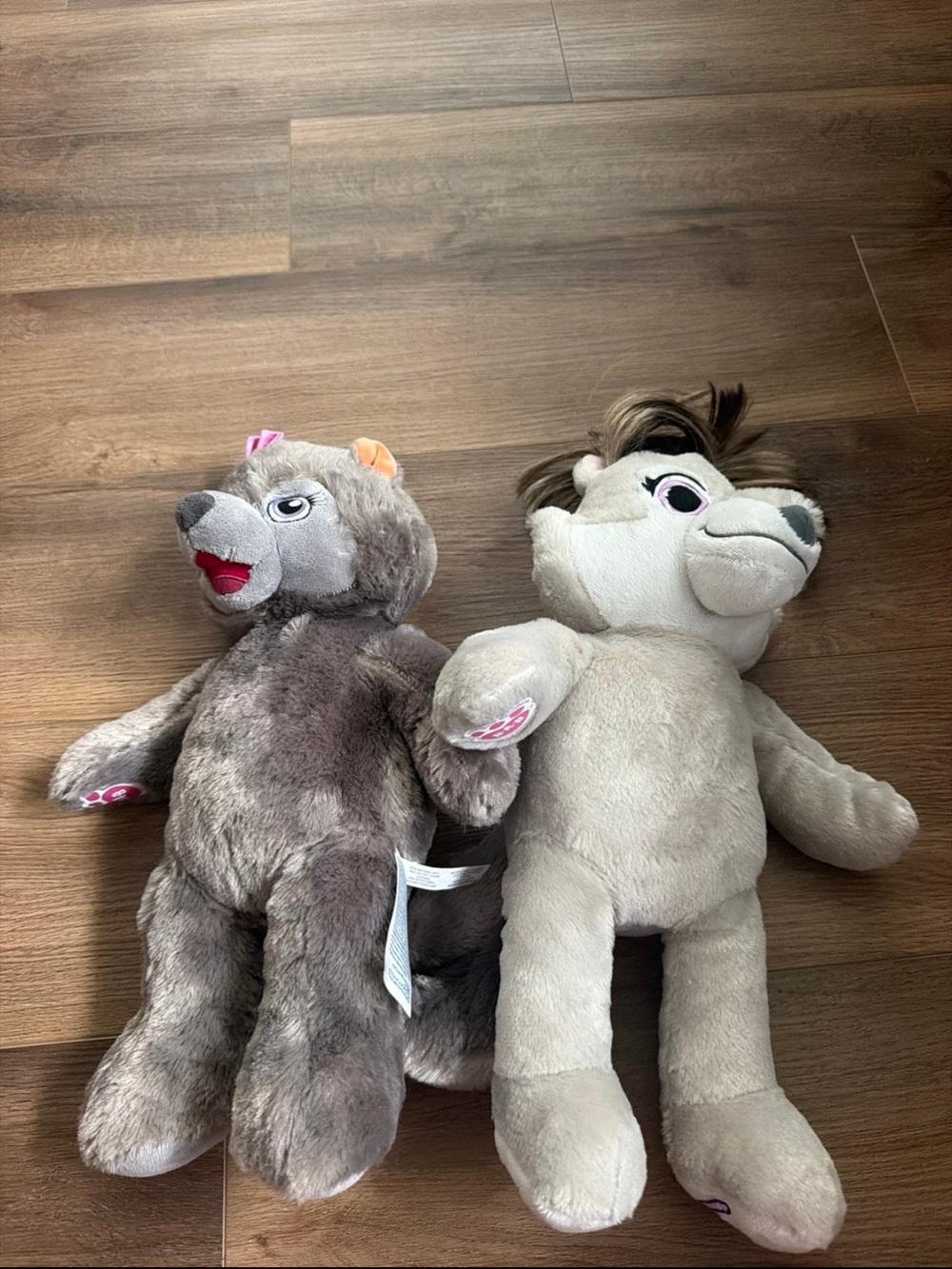 Build a bear great wolf lodge Plush Wolf Stuffed Animal - Gray Plush Kids Toy